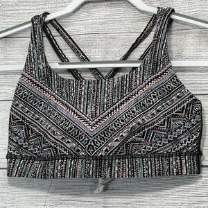 Lululemon Energy Sport Bra Women’s Size 6 Multi Color Strappy  (No Pads)‎